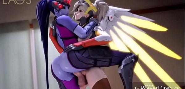 Overwatch windowmaker and mercy hd 1228 Porn Videos